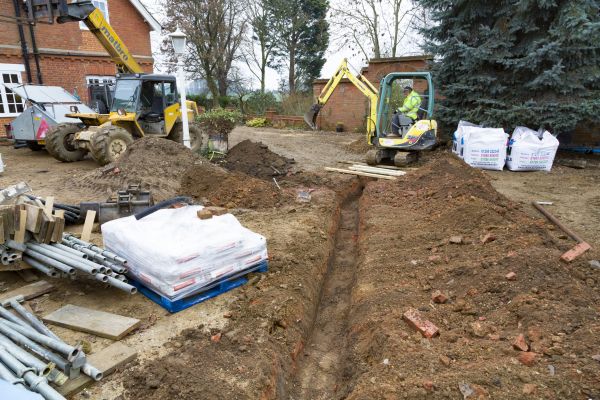 Drainage Ditch Digging in Auburn