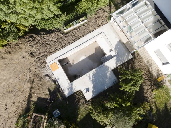 Pool Area Grading in Auburn