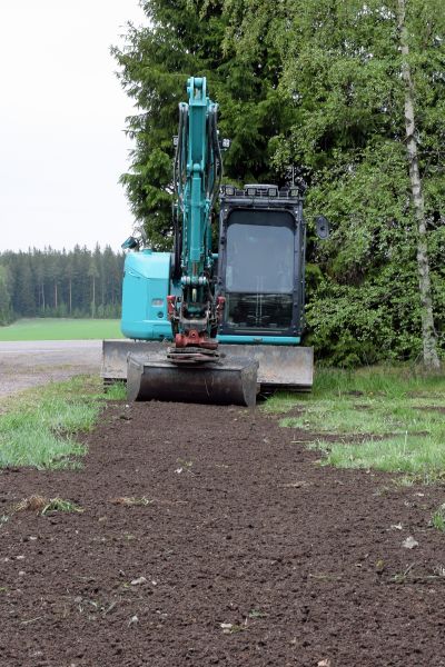 Backhoe Grading in Auburn