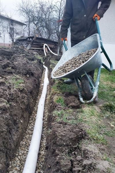Drain Trenching in Auburn