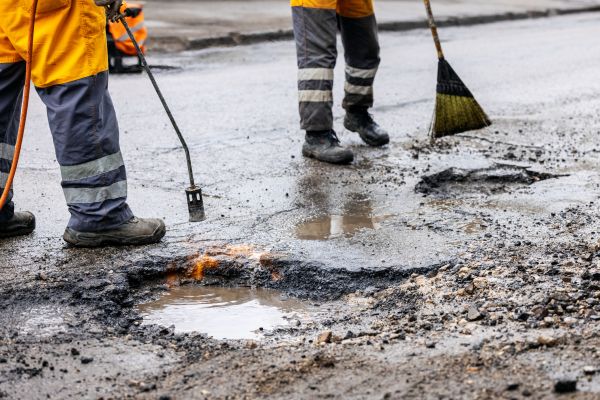 Gravel Pothole Repair in Auburn