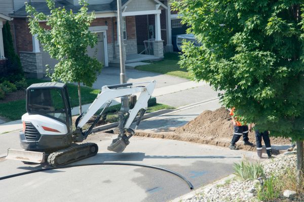 Electrical Line Trenching in Auburn